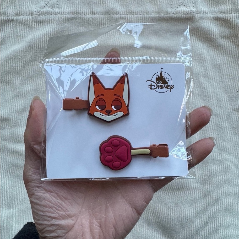 Zootopia Disney Nick Wilde hair clips from Japan